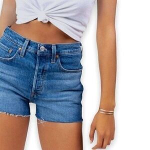 Levi's High Rise 501 Jean Shorts